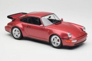 Porsche 911 964 Turbo Červený Minichamps 1:18 155069102 Kov – obrázok 4 z 6