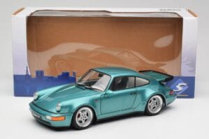 Porsche 911 964 Turbo Wimbledon Green Metallic Solido 1:18 S1803407 Kov – obrázok 8 z 8