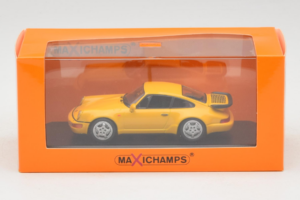 Porsche 911 964 Turbo Žltý MaxiChamps 1:43 940069104 Kov – obrázok 4 z 4