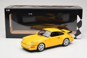 Porsche 911 964 Turbo Žltý Minichamps 1:18 155069100 Kov – obrázok 6 z 6