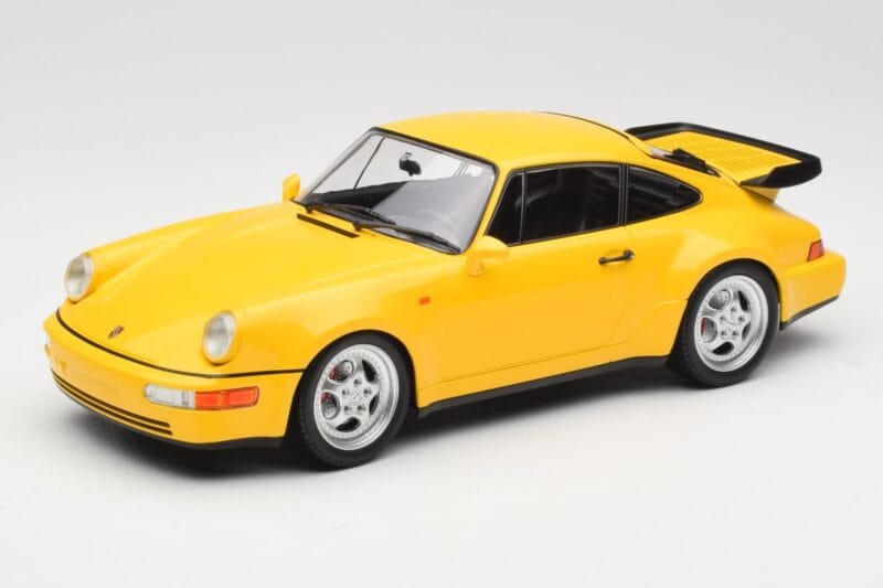 Porsche 911 964 Turbo Žltý Minichamps 1:18 155069100 Kov