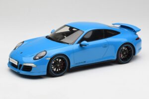 Porsche 911 991 Carrera 4S Aerokit Modrý GT Spirit 1:18 GT085 Živica