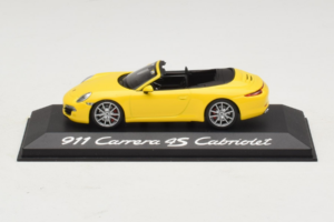 Porsche 911 991 Carrera 4S Kabriolet Žltý Minichamps 1:43 WAP0201120C Kov