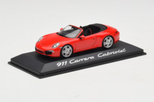 Porsche 911 991 Carrera Kabriolet Červený Minichamps 1:43 WAP0200120C Kov – obrázok 2 z 4