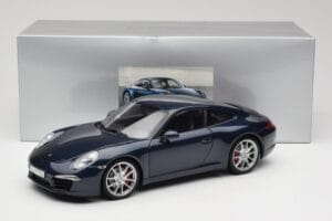 Porsche 911 991 Carrera S Blue Metallic Minichamps 1:18 WAP0210200C Kov – obrázok 8 z 8