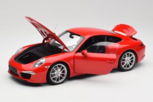 Porsche 911 991 Carrera S Guards Červený Minichamps 1:18 100061020 Kov – obrázok 2 z 8