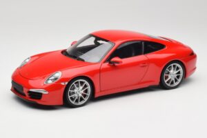 Porsche 911 991 Carrera S Guards Červený Minichamps 1:18 100061020 Kov