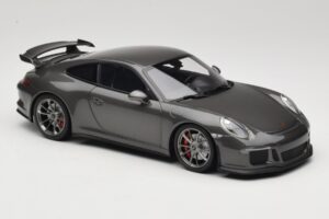 Porsche 911 991 GT3 Grey Metallic Minichamps 1:18 110062720 Kov – obrázok 6 z 8