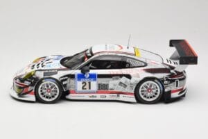 Porsche 911 991.1 GT3 R #21 WTM Racing J. Stursberg / V. Krumbach 24h Nurburgring 2016 Minichamps 1:18 155166021 Kov – obrázok 3 z 6