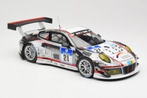 Porsche 911 991.1 GT3 R #21 WTM Racing J. Stursberg / V. Krumbach 24h Nurburgring 2016 Minichamps 1:18 155166021 Kov – obrázok 4 z 6