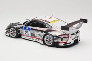 Porsche 911 991.1 GT3 R #21 WTM Racing J. Stursberg / V. Krumbach 24h Nurburgring 2016 Minichamps 1:18 155166021 Kov – obrázok 5 z 6