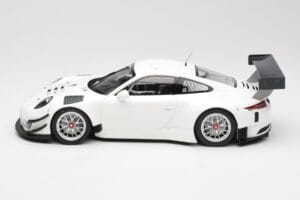 Porsche 911 991.1 GT3 R Biely So Striebornými Kolesami Minichamps 1:18 153166000 Kov – obrázok 3 z 6