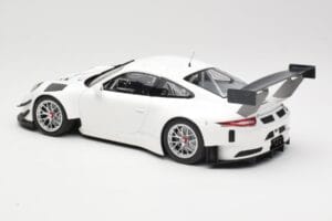 Porsche 911 991.1 GT3 R Biely So Striebornými Kolesami Minichamps 1:18 153166000 Kov – obrázok 5 z 6