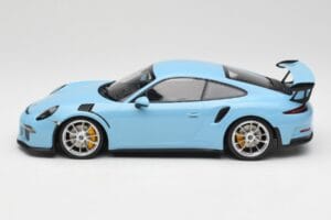 Porsche 911 991.1 GT3 RS Modrý Matné Ráfiky Minichamps 1:18 153066235 Kov – obrázok 3 z 6