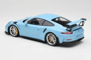 Porsche 911 991.1 GT3 RS Modrý Matné Ráfiky Minichamps 1:18 153066235 Kov – obrázok 5 z 6