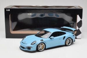 Porsche 911 991.1 GT3 RS Modrý Matné Ráfiky Minichamps 1:18 153066235 Kov – obrázok 6 z 6