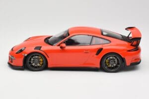 Porsche 911 991.1 GT3 RS Lava Orange Minichamps 1:18 155066220 Kov – obrázok 3 z 6