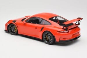 Porsche 911 991.1 GT3 RS Lava Orange Minichamps 1:18 155066220 Kov – obrázok 5 z 6