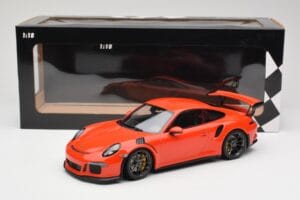 Porsche 911 991.1 GT3 RS Lava Orange Minichamps 1:18 155066220 Kov – obrázok 6 z 6