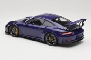 Porsche 911 991.1 GT3 RS Ultraviolet Minichamps 1:18 155066221 Kov – obrázok 5 z 6