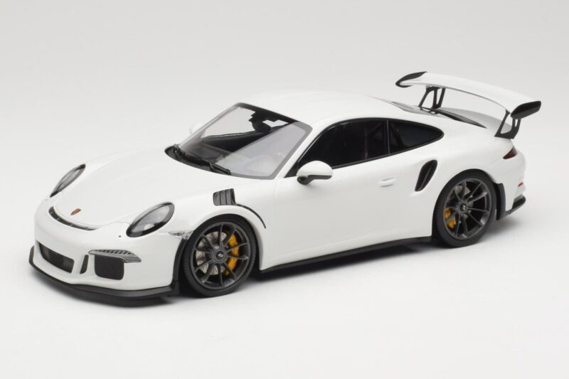Porsche 911 991.1 GT3 RS Biely Čierne Ráfiky Minichamps 1:18 153066224 Kov
