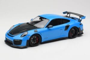 Porsche 911 991.2 GT2 RS Modrý s Čiernymi Kolesami Minichamps 1:18 155068308 Kov