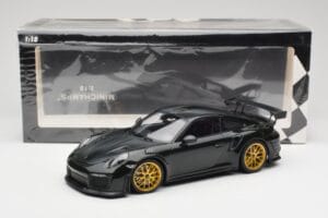 Porsche 911 991.2 GT2 RS Zelený Weissach Package Zlaté Kolesá Minichamps 1:18 155068306 Kov – obrázok 6 z 6