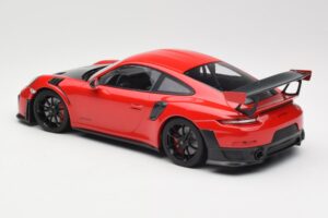 Porsche 911 GT2 RS 991.2 Červená Čierne Kolesá Minichamps 1:18 155068307 Kov – obrázok 5 z 6
