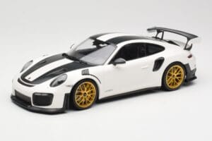Porsche 911 991.2 GT2 RS Weissach Package Biely So Zlatými Kolesami Minichamps 1:18 153068308 Kov