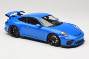 Porsche 911 991.2 GT3 Modrý Minichamps 1:18 110067024 Kov – obrázok 6 z 8