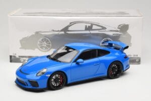 Porsche 911 991.2 GT3 Modrý Minichamps 1:18 110067024 Kov – obrázok 8 z 8