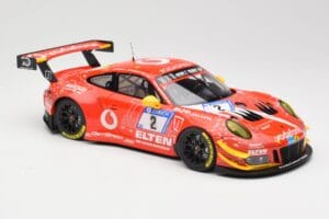 Porsche 911 991.2 GT3 R #2 Team Gigaspeed S. Bockmann 24 Hours of Nurburgring 2018 Minichamps 1:18 155186902 Kov – obrázok 4 z 6