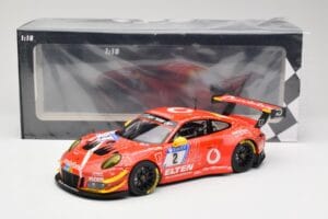 Porsche 911 991.2 GT3 R #2 Team Gigaspeed S. Bockmann 24 Hours of Nurburgring 2018 Minichamps 1:18 155186902 Kov – obrázok 6 z 6