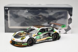 Porsche 911 991.2 GT3 R #28 Alegra Motorsports D. de Quesada / M. Morad Class Winners 24 Hours of Daytona 2017 Minichamps 1:1 – obrázok 6 z 6