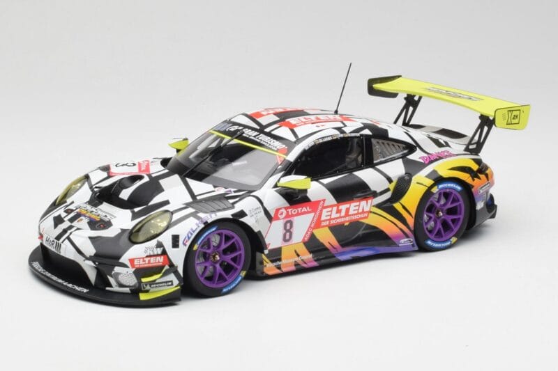 Porsche 911 991.2 GT3 R #8 Iron Force Ring Police 24 Hours Nürburgring 2019 Minichamps 1:18 153196088 Kov