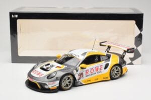 Porsche 911 991.2 GT3 R #99 Rowe Racing D. Olsen / M. Campbell 24 Hours of Spa 2019 Minichamps 1:18 155196099 Kov – obrázok 6 z 6