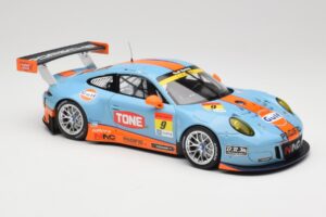 Porsche 911 991.2 GT3 R Pacific Gulf Racing #9 J. Lammers / K. Miura Super GT 300 Series 2017 Minichamps 1:18 155176909 Kov – obrázok 4 z 6