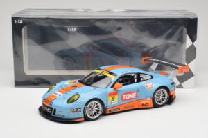 Porsche 911 991.2 GT3 R Pacific Gulf Racing #9 J. Lammers / K. Miura Super GT 300 Series 2017 Minichamps 1:18 155176909 Kov – obrázok 6 z 6