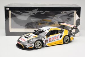 Porsche 911 991.2 GT3 R Rowe Racing #98 N. Muller / R. Dumas / M. Jaminet 24 Hours of Spa 2019 Minichamps 1:18 155196098 Kov – obrázok 6 z 6