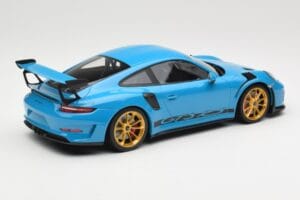 Porsche 911 991.2 GT3 RS Modrý so Zlatými Kolesami Minichamps 1:18 155068222 Kov – obrázok 2 z 6