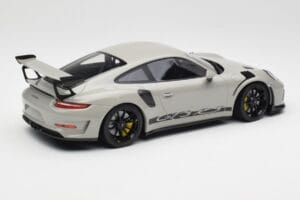 Porsche 911 991.2 GT3 RS Chalk Wording Čierne Ráfiky Minichamps 1:18 153068230 Kov – obrázok 2 z 6