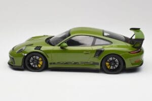 Porsche 911 991.2 GT3 RS Lizard Zelený S Čiernymi Kolesami Minichamps 1:18 155068233 Kov – obrázok 3 z 6