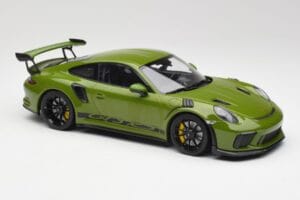 Porsche 911 991.2 GT3 RS Lizard Zelený S Čiernymi Kolesami Minichamps 1:18 155068233 Kov – obrázok 4 z 6