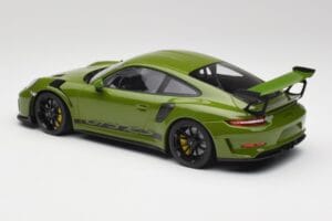 Porsche 911 991.2 GT3 RS Lizard Zelený S Čiernymi Kolesami Minichamps 1:18 155068233 Kov – obrázok 5 z 6