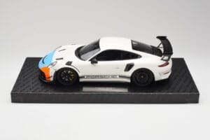 Porsche 911 991.2 GT3 RS Manthey Racing Biely & Modrý & Oranžový Minichamps 1:18 MR-911-GT3RS-1805 Kov