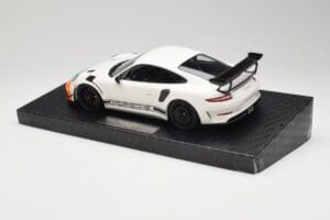 Porsche 911 991.2 GT3 RS Manthey Racing Biely & Modrý & Oranžový Minichamps 1:18 MR-911-GT3RS-1805 Kov – obrázok 5 z 6
