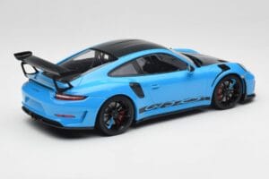 Porsche 911 991.2 GT3 RS Miami Modrý Weissach Package & Čierne Magnéziové Kolesá Minichamps 1:18 153068231 Kov – obrázok 2 z 6