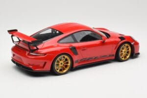 Porsche 911 991.2 GT3 RS Červený so Zlatými Kolesami Minichamps 1:18 155068220 Kov – obrázok 2 z 6