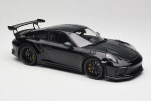 Porsche 911 991.2 GT3 RS Weissach Package Čierny & Čierne Kolesá Minichamps 1:18 153068228 Kov – obrázok 4 z 6