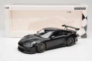 Porsche 911 991.2 GT3 RS Weissach Package Čierny Strieborné Magnéziumové Ráfiky Minichamps 1:18 153068229 Kov – obrázok 6 z 6